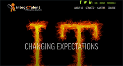 Desktop Screenshot of integritalent.com
